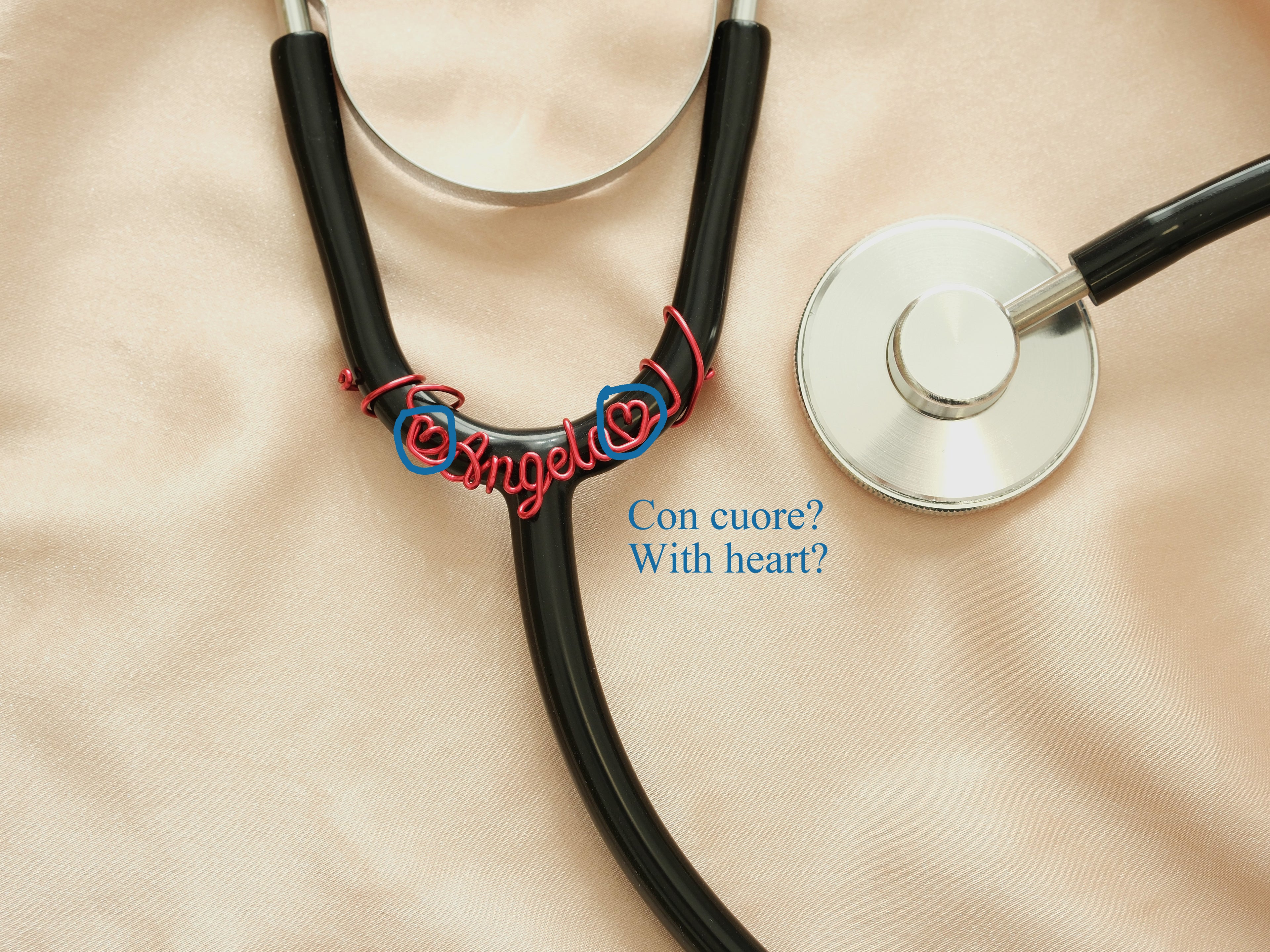 Etichetta Nome Stetoscopio Personalizzata, Ciondolo ID Personalizzato